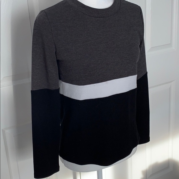 LUMIERE Color Block Sweater sz S - Picture 2 of 7